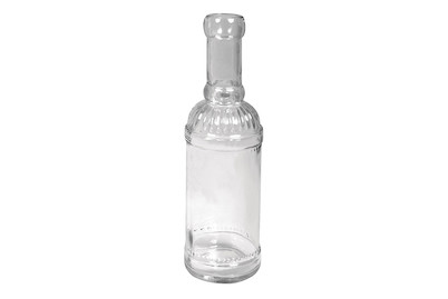 Image of Glas Flasche, 21cm, øunten:6cm, ø oben:2,3cm (Öffnung) bei JUMBO