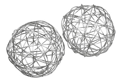 Image of Draht Kugeln, 4cm ø, PVC-Box 8Stück bei JUMBO