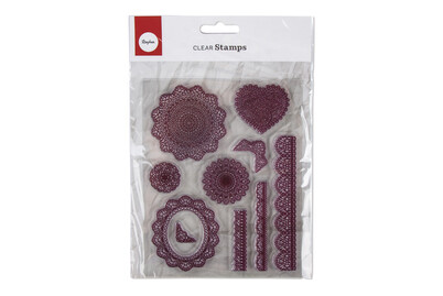 Image of Clear Stamps - Vintage Spitzenornamente, ca. 2-12,5cm, SB-Btl bei JUMBO