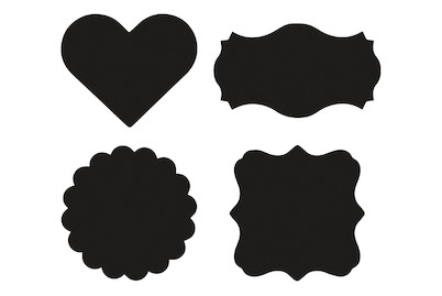 Image of Set Tafelfolien-Sticker, sort.3x4 Motive,ø6-7,5cm, SB-Btl 12Stück bei JUMBO