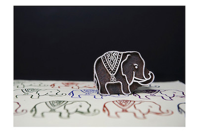 Image of Blockwallah Stempel Elefant 5.2x7 cm bei JUMBO