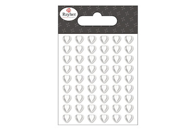 Image of Herzsticker perlmutt, 6mm ø, selbstklebend, SB-Btl 54Stück bei JUMBO