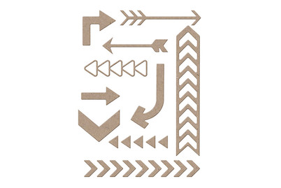 Image of Arrows Cutting Dies 10 Stück bei JUMBO