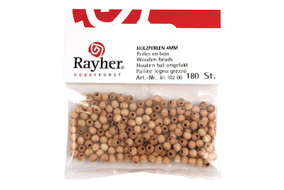 Image of Rohholz-Perlen 4 mm 180 Stück bei JUMBO