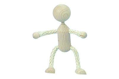 Image of Holzpüppchen/Sisal 10 cm bei JUMBO