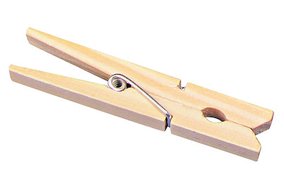 Image of Holz-Wäscheklammern, 72 mm, Beutel 100 Stück bei JUMBO
