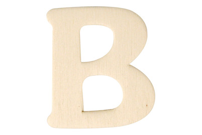 Image of Holz-Buchstaben B 4 cm