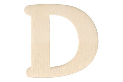 Image of Holz-Buchstaben D 4 cm bei JUMBO