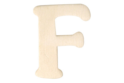 Image of Holz-Buchstaben F 4 cm bei JUMBO