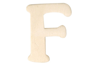 Image of Holz-Buchstaben F 4 cm