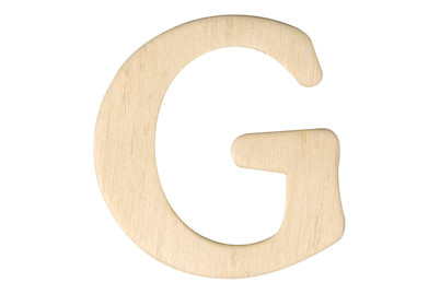 Image of Holz-Buchstaben G 4 cm bei JUMBO