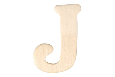 Image of Holz-Buchstaben J 4 cm bei JUMBO