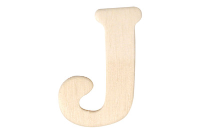 Image of Holz-Buchstaben J 4 cm