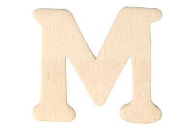 Image of Holz-Buchstaben M 4 cm bei JUMBO