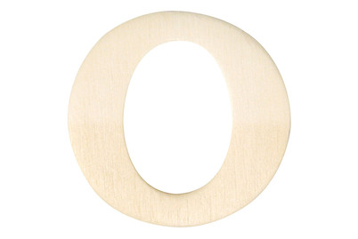 Image of Holz-Buchstaben O 4 cm