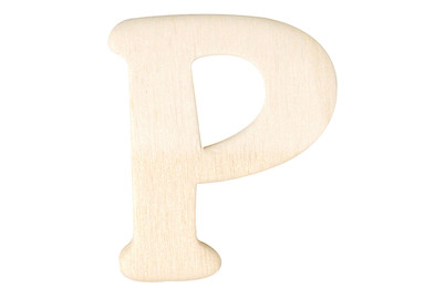 Image of Holz-Buchstaben P 4 cm bei JUMBO