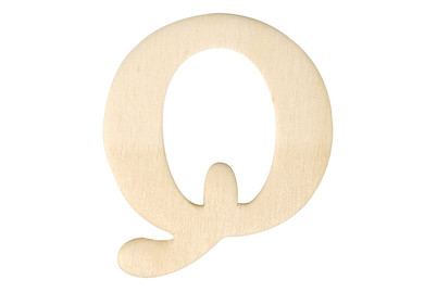Image of Holz-Buchstaben Q 4 cm bei JUMBO