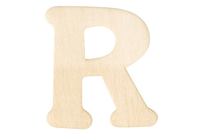 Image of Holz-Buchstaben R 4 cm