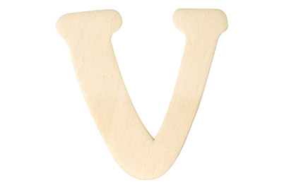 Image of Holz-Buchstaben V 4 cm bei JUMBO