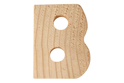 Image of Holzbuchstaben, 5x1cm, B bei JUMBO