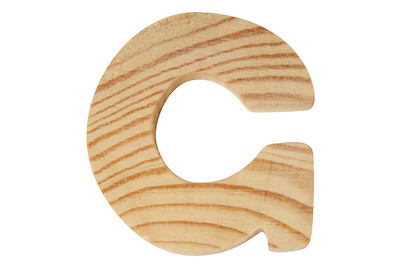 Image of Holzbuchstaben, 5x1cm, G bei JUMBO