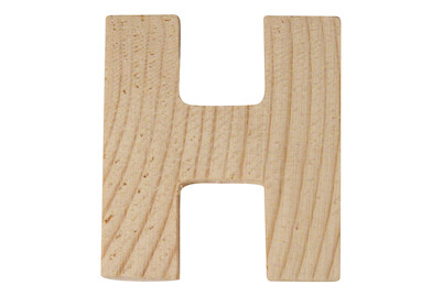 Image of Holzbuchstaben, 5x1cm, H bei JUMBO