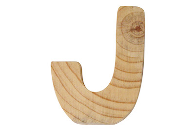 Image of Holzbuchstaben, 5x1cm, J bei JUMBO