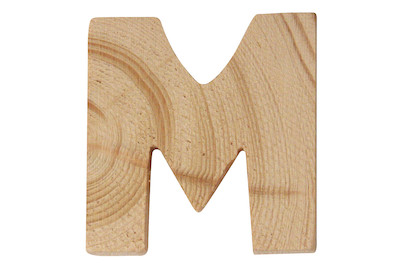 Image of Holzbuchstaben, 5x1cm, M bei JUMBO