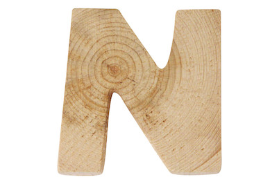Image of Holzbuchstaben, 5x1cm, N bei JUMBO