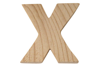 Image of Holzbuchstaben, 5x1cm, X bei JUMBO