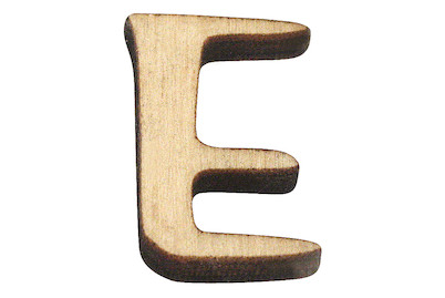 Image of Holz-Buchstabe, 2 cm bei JUMBO