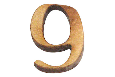 Image of Holz-Zahl 9 2 cm bei JUMBO