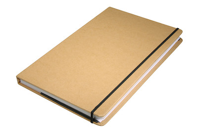 Image of Kraftpapier-Notizbuch FSC Mix Credit, 13x21x1,5cm, 100 Blatt, 80 g/m² bei JUMBO