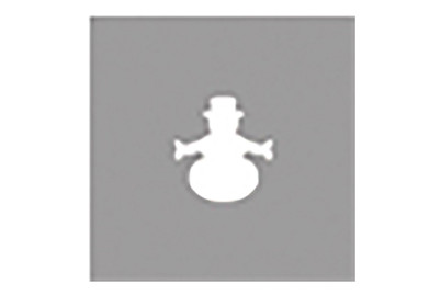 Image of Ministanzer Schneemann, 0,95cm ø, (3/8 ) m. Schlüsselanhänger bei JUMBO