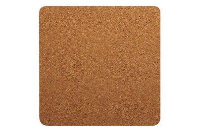 Image of Kork-Untersetzer quadratisch, 10x10x0,3cm, SB-Btl 4Stück bei JUMBO