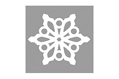 Image of Silhouetten-Stanzer Schneeflocke, 3,7x4,2cm, SB-Blister 1Stück bei JUMBO