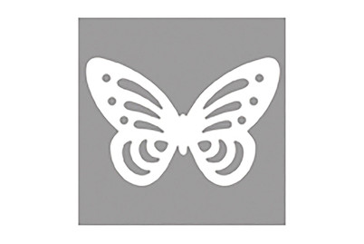Image of Silhouetten-Stanzer Schmetterling, 4,6x3cm, SB-Blister 1Stück