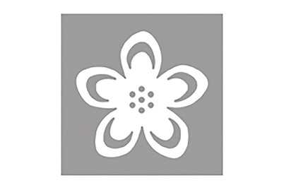 Image of Silhouetten-Stanzer Blüte, 4x4cm, SB-Blister 1Stück bei JUMBO