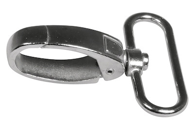 Image of Metall- Karabiner f. Gurt 3,8cm, 4,4x5,3cm, SB-Btl 1Stück bei JUMBO