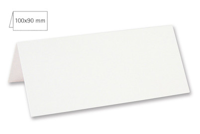 Image of Tischkarte doppelt, uni, FSC Mix Credit, 100x90mm, 220g/m2, Beutel 5Stück bei JUMBO