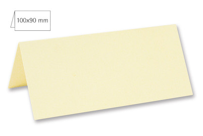 Image of Tischkarte doppelt, uni, FSC Mix Credit, 100x90mm, 220g/m2, Beutel 5Stück