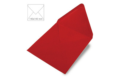 Image of Kuvert quadratisch, uni,FSC Mix Credit, 140x140mm, 90g/m2, Beutel 5Stück bei JUMBO