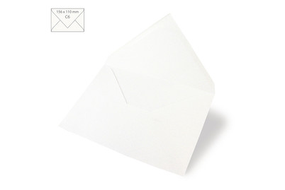 Image of Kuvert C6, uni, FSC Mix Credit, 156x110mm, 90g/m2, Beutel 5Stück bei JUMBO