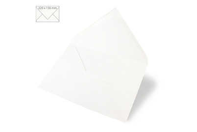 Image of Kuvert für Karte A5, uni, FSC Mix Credit, 220x156mm, 90g/m2, Beutel 5Stück bei JUMBO