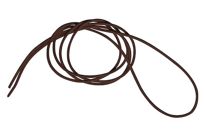 Image of Rundriemen aus Rindleder 2 mm ø 100 cm bei JUMBO