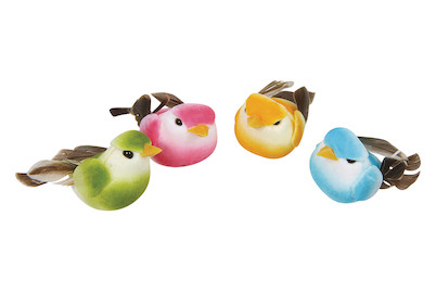 Image of Pilzvogel, 4cm, 4 Sorten, SB-Btl 4Stück bei JUMBO