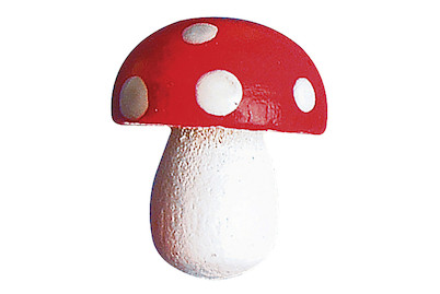 Image of Holzstreuteile: Fliegenpilz, 1,5 cm, SB-Btl. 24 Stück bei JUMBO