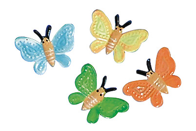 Image of Metall-Schmetterling, 1,5 cm, SB-Btl. 16 Stück bei JUMBO