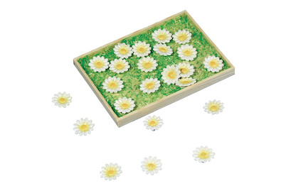 Image of Polyresin-Daisyköpfchen, 1,5 cm, Box 16 Stück bei JUMBO