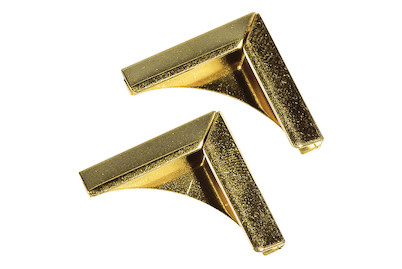 Image of Metallecken für Bucheinbände 21x21 mm 4 Stück bei JUMBO